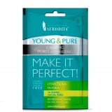 Masca  Faciala - Cosmetica Afrodita Young & Pure Make it Perfect! Refreshing Mask, 5 ml + 5 ml